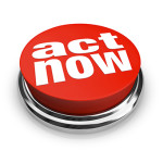 A red button with the words Act Now on it